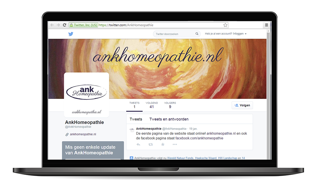 Ank Homeopathie Twitter mockup