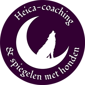 Heica coaching spiegelen met honden Nelleke Zuijdweg rond logo