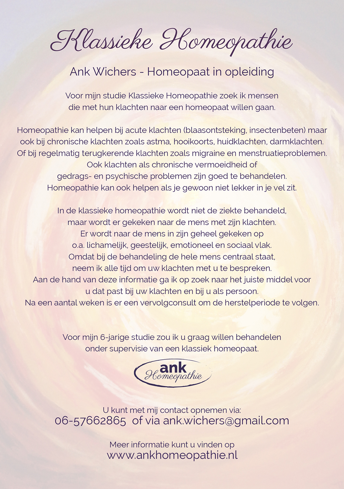 Ank Homeopathie Flyer