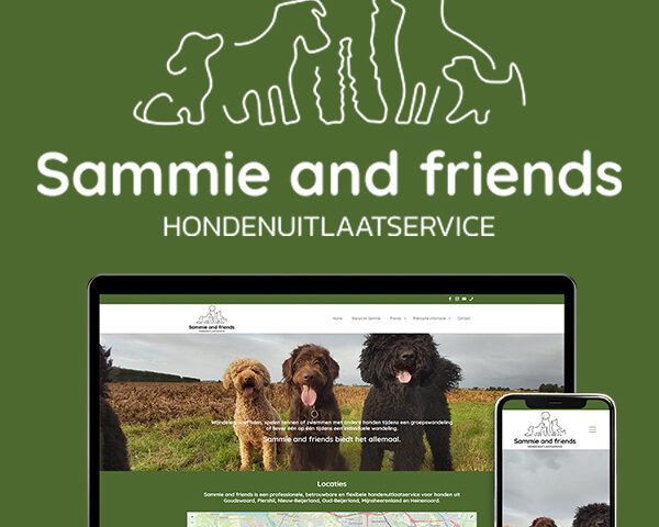 Hondenuitlaatservies Sammie and friends Hoeksche Waard webdevelopment